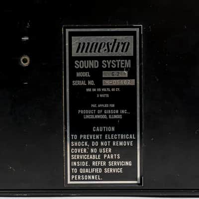 Late 60’s Maestro G-2 Rhythm ’n Sound for Guitar - Rare, Vintage MultiFX Unit w/ Percussion, Fuzz, Bass, Modulation image 13