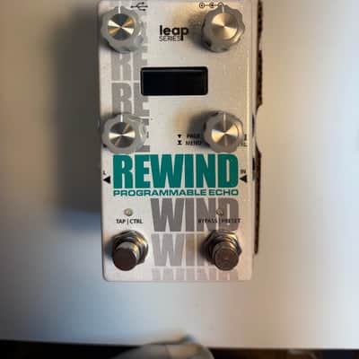 Alexander Pedals Rewind Programmable Echo 2022 - Present - White Digital Delay Guitar Bass Pedal image 1