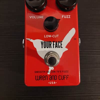 Wren and Cuff Your Face Smooth Silicon 70's Fuzz 2010s - Red image 1