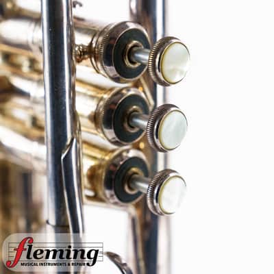 Bach Stradivarius 229GH Professional C Trumpet - Heavyweight Gold Brass Bell image 14