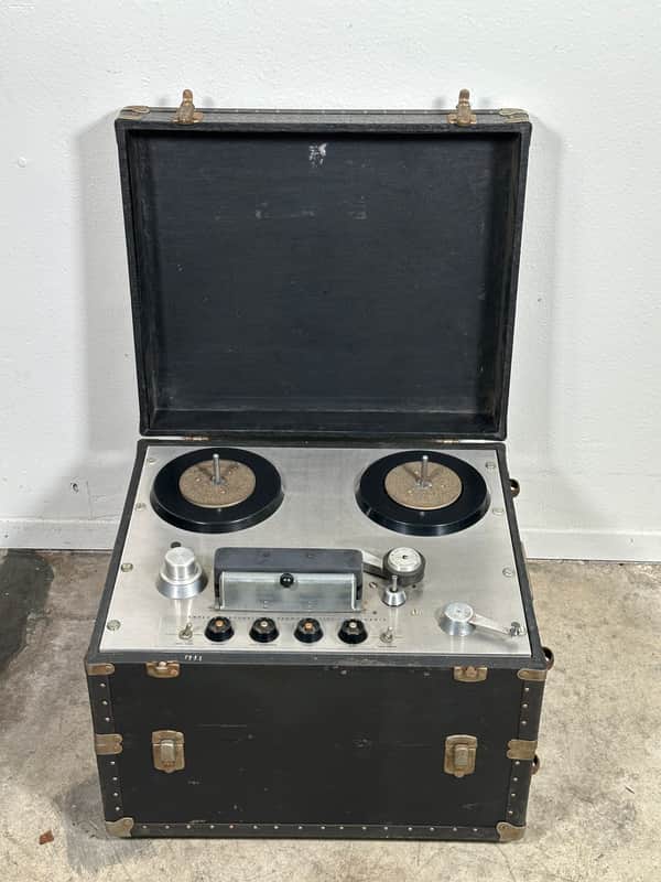 Ampex 351-2 Reel To Reel Transport Magnetic Tape Recorder w/ Original Case image 1