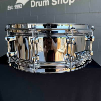 ~RARE!~ Sakae CST Seamless Aluminum 5.5x14 Snare Drum image 4