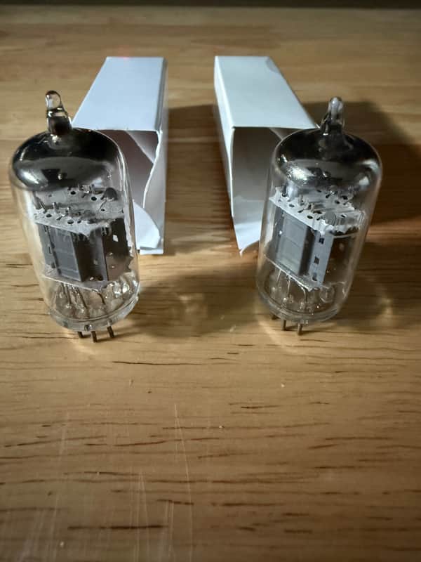 RCA 12AX7A Gray Plate Matched Pair NOS ECC83 12AX7 image 1