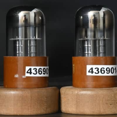 2×1940’sJAN-CHS 6SL7WGT Sylvania Square Getter USA Made Amplitrex Tested Tube image 4