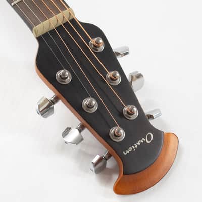 Ovation Celebrity Elite CE44-RRB Mid-depth Acoustic-electric Guitar - Reverse Red Burst image 8