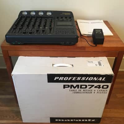 Marantz PMD-740 Four Track Cassette Recorder w Manual and Box. Barely Used MINT! image 2