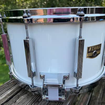 Tama AW318 Artwood Gibraltar 14x8” Snare - Piano white image 3
