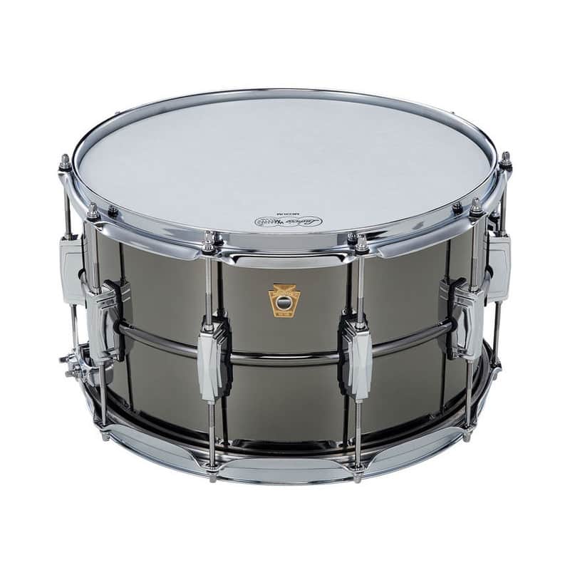 Ludwig LB408 Black Beauty 8x14" Brass Snare Drum image 1