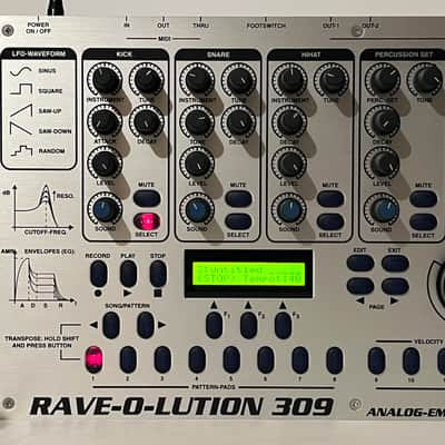 Quasimidi 309 w/ Power Supply  Rave-O-Lution  Groovebox Synthesizer Made in Germany Worldwide Shipment image 2