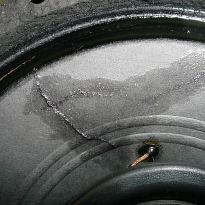 Pair of Altec 8" Coaxial/Duplex Speakers Model 409-16T for Parts/Repair image 14