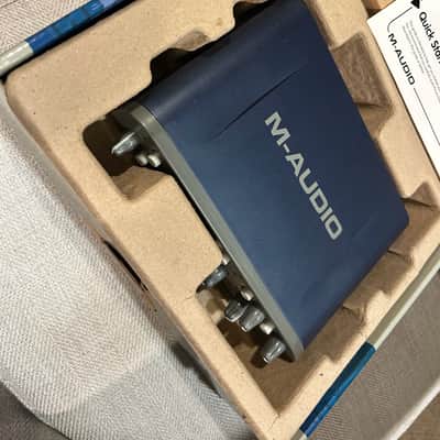 M-Audio Fast Track Pro USB Audio / MIDI Interface 2000s - Blue/Gray image 3