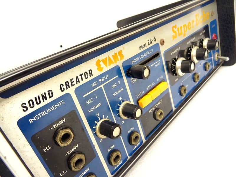 EVANS Super Echo ES-5 Vintage Analog Tape Delay Effect Unit RARE