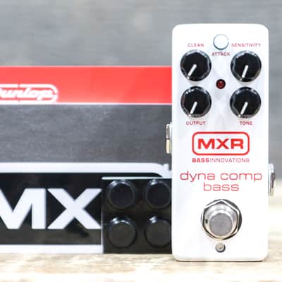 MXR M282 Dyna Comp Bass Compressor Mini Clean & Tone Controls Effect Pedal w/Box image 7