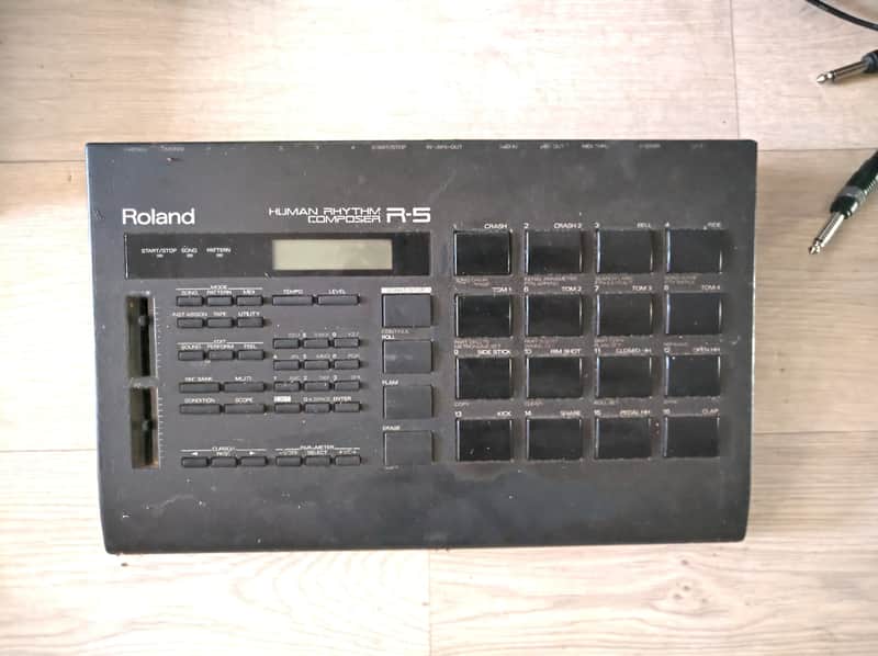Roland R-5 Human Rhythm Composer 1990s Black image 1