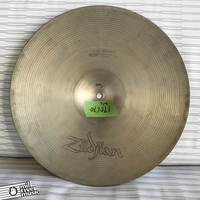 Zildjian 15" New Beat Hi-Hat Pair Hollow Logo – circa 1978-1981, vintage, *both stamped bottom, 1400g / 1600g,* very good condition* image 4