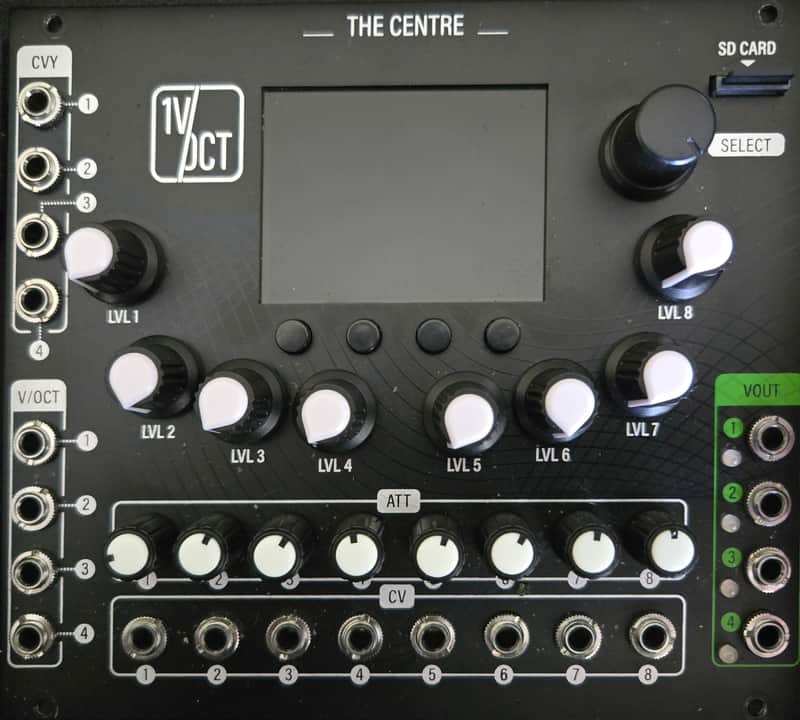 1V/OCT The Centre - Black Panel image 1