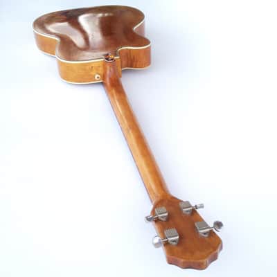 Vintage Original 1950's Kay Howlin' Wolf Thin Twin K162 Natural Blonde Electric Bass Guitar Viol image 19