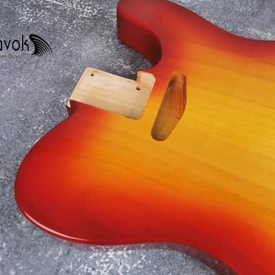 TL Body With Contours 3 Piece Alder, Sienna Burst, Custom T-Style Body, Vintage Guitar Part, Guitar DIY Building Kit, image 3