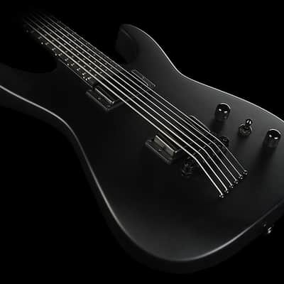 Jackson Custom Shop Doom Soloist 30" Scale Electric Guitar 2014 Matte Black image 1