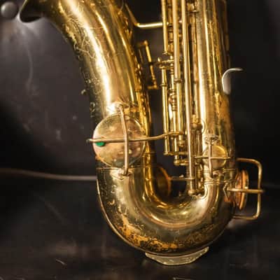 Martin Late 20's Low Pitch Alto Saxophone with Hardshell Case - Used image 11