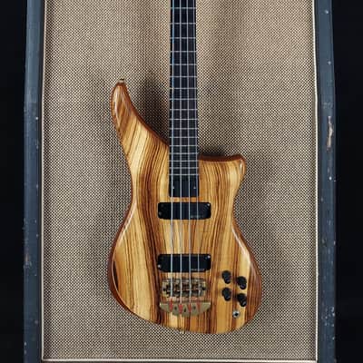 1993 Alembic Epic Bass - 100% Original and Working - Zebrawood! - No Fret Wear! image 2