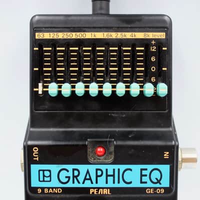 Pearl GE-09 9-Band Graphic EQ Made in Japan Vintage Guitar Effect Pedal 024366 image 3