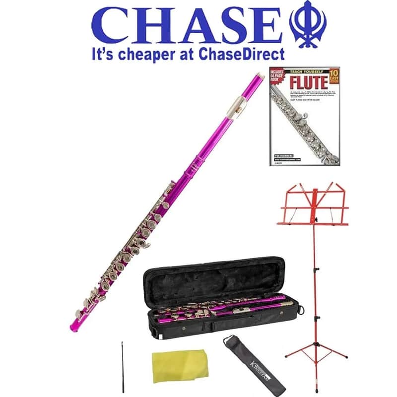 Elkhart Vincent Bach Pink Flute Pack | Split E Mechanism Offset G ~ image 1