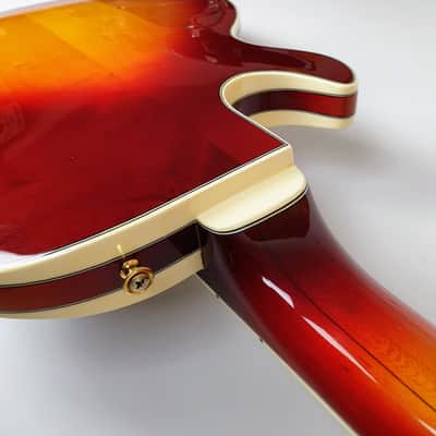 Greco LS-120 1988 - Cherry Sunburst- Gibson L-5S copy. MIJ image 21