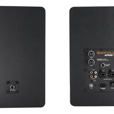 (2) Rockville APM6B v2 6.5" Powered Studio Monitors w/USB/Bluetooth+Desk Stands image 12