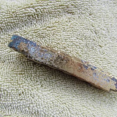 Schaller Style Gold Tune-O-Matic Bridge Unlabeled Gold Rusty Crusty Tune-O-Matic Style Bridge image 2