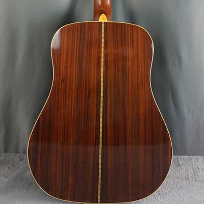 Vintage Jumbo 12-String Acoustic Guitar Japan Made w/ Hard Case image 3