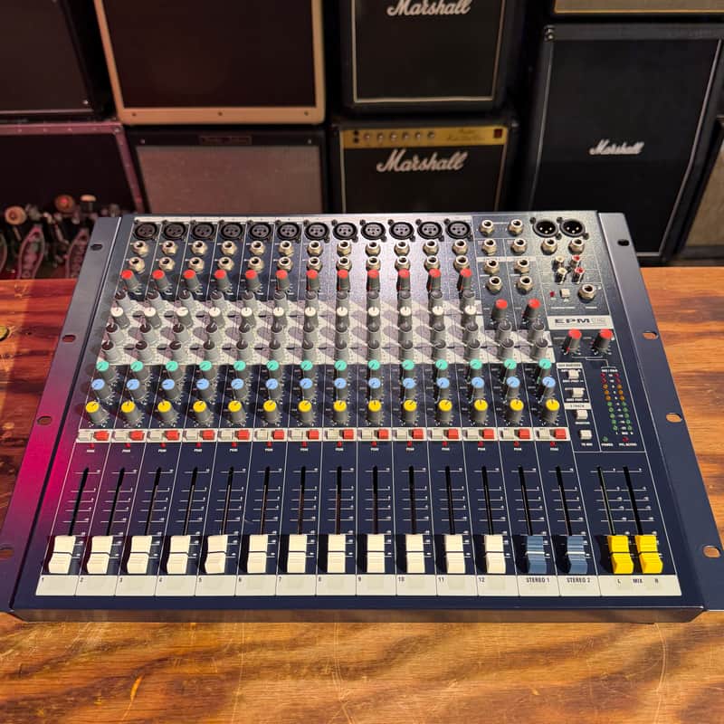 Soundcraft EPM12 12-Channel Mixer 2010s - Blue image 1