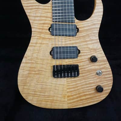 Bernie Rico junior (jr.) Hesperian 727 7 string 2012 natural oiled finish image 9