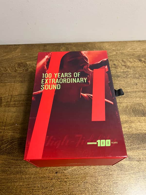 Shure SM58 100th Anniversary ultra limited edition 2025 - Custom RED image 1