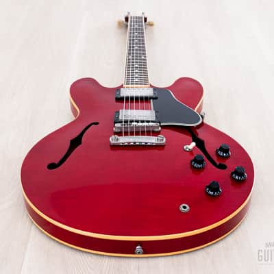 2005 Gibson ES-335 Dot Figured Cherry Semi-Hollow Guitar, 57 Classic PAF & DiMarzio w/ Case image 11