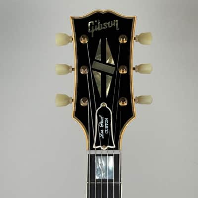 2022 Gibson Custom Shop '57 Reissue R7 Les Paul Custom Ebony image 3