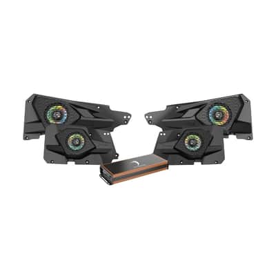 Diamond Audio MSRZRKD22 2014+ RZR© 2DR / 4DR 6.5" 2-Way Power Sports All Weather Coaxial Speaker 4-Channel Full Range Class D Amplifier - MSRZRKD22 image 2