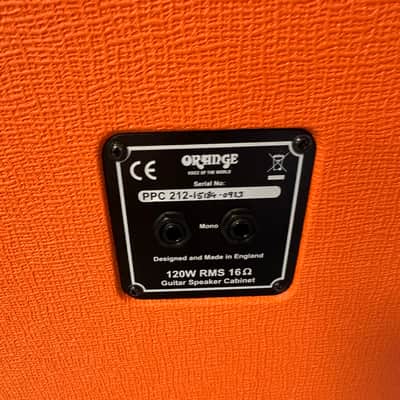 Orange PPC212 2x12 120 watt 16 ohm Speaker Cabinet image 4