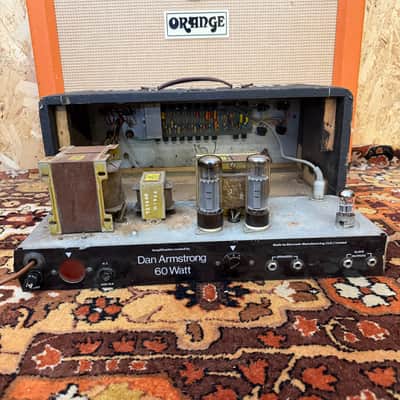 Vintage 1970s Dan Armstrong 60w Guitar Valve Amplifier Head w/ Partridge TF image 12