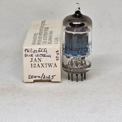 Philips ECG JAN 12AX7WA Gray Plate Balanced (5.8%) Single NOS ECC83 12AX7 12AX7A