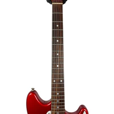 Fender Japan 69 Reissue Mustang 2012 - Candy Apple Red - Matching Headstock image 7