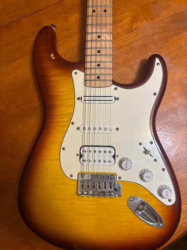MODIFIED Squier Affinity HSS Stratocastor FMT image 1
