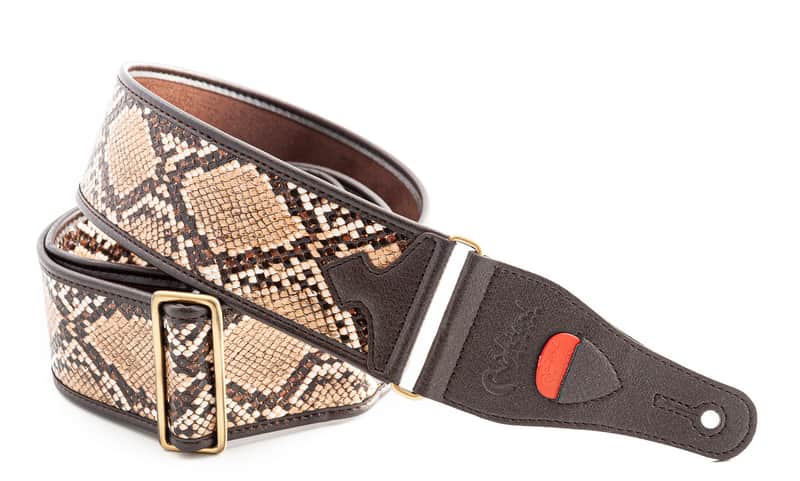RightOn! Straps Snake II Guitar Strap – Vegan Faux Leather Design image 1