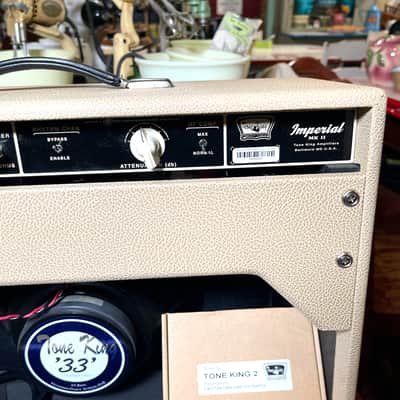 2010s Tone King Imperial Mk II Tan 20w 1x12" Tube Amp Combo w/Attenuator image 11