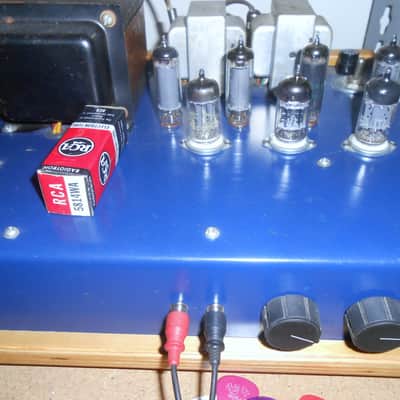 RCA 5814WA 1957 vintage black plate 3mica tube image 1