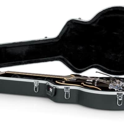 Gator Cases Deluxe ABS Molded Case for 335 Style Semi Hollow Electric Guitars (GC-335) Black image 4
