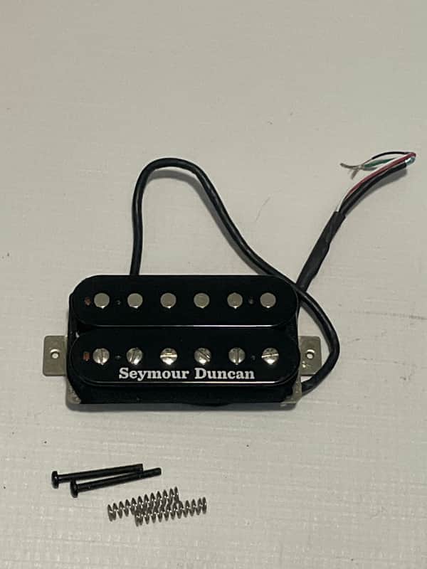 2010's Model USA Seymour Duncan SH6B Distortion Mayhem Black Bridge Humbucker Guitar Pickup 16.69k (Missing Label) image 1