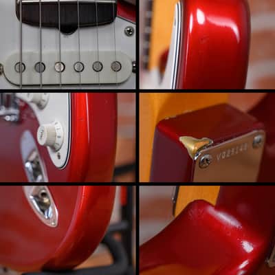 Fender American Vintage Reissue ‘62 Stratocaster Candy Apple Red 1987 w/OHSC image 15