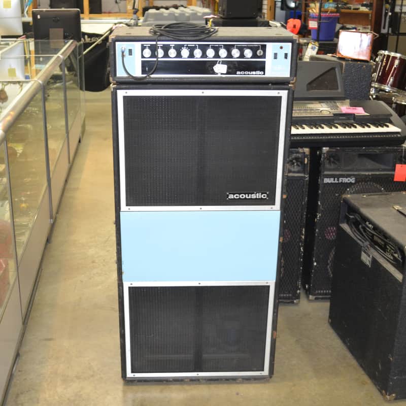Vintage Acoustic 360 Head + 361 Cab Bass Amplifier Amp image 1