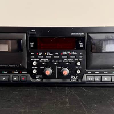 TASCAM 302 Dual Cassette Recorder w/ Auto Reverse & Pitch Control image 1